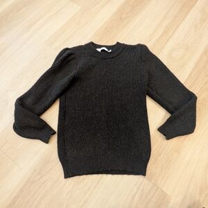 Iro Alpaca/Wool Blend Black Sweater Size XS
